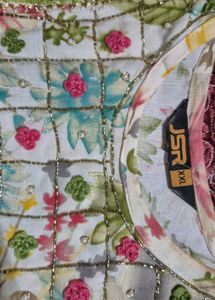 festive And Wedding Floral Ararkali Kurta set