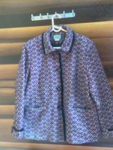Patterned Blazer Jacket