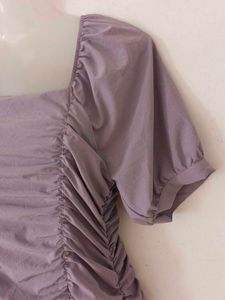 DOUBLE RUCHED BODYCON DRESS