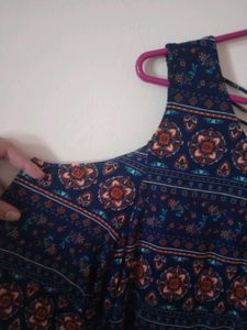 Boho Cold Shoulder Top