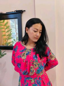 Floral Print Maxi Dress