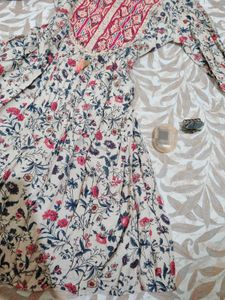 Floral Print tunic short kurti