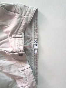 Beige Cargo Pants
