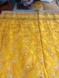 Elegant Yellow Saree