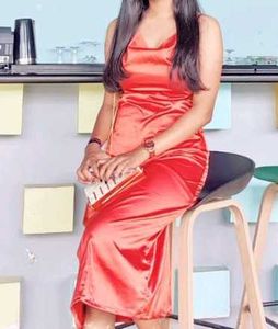 Urbanic Premium Satin Slip Dress