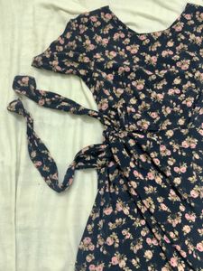 Pretty Korean Floral Mini Dress
