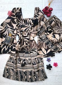 Corset Kurti & Trouser Set🖤