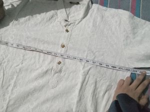 White Kurta For Man
