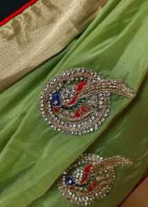 marvadi style daimond work saree available 😍