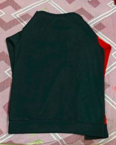 Women Black &amp; Red T- Shirt