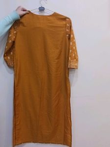 Mustard Brand New Kurta