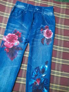 Floral Print Jeggings