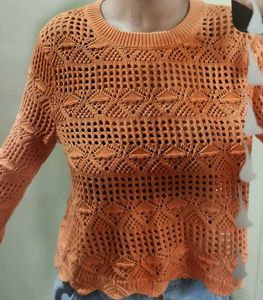 MUSTARD CROCHETTE CROP TOP