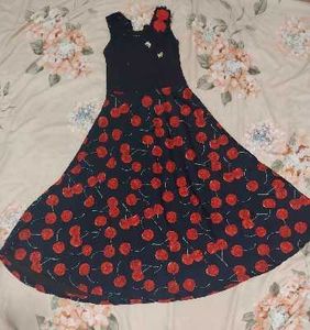 Cute Cherry Print Dress