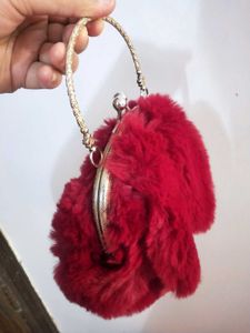 Faux Fur Clutch