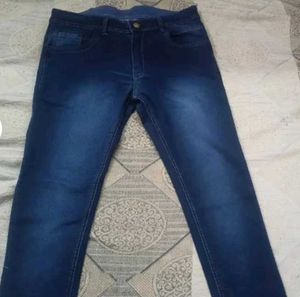 Dark Blue Denim Jeans