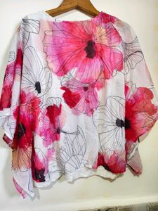 Floral Print Top Size Small/Medium
