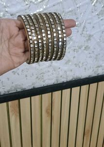 Bangles Set and velvet churi