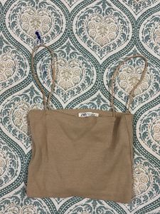 Zara Ribbed Crop Top