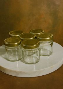 Small glass jar and Lids