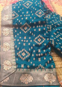 Green Saree Sambalpuri Design