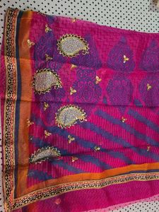 Weekend sale ✨✨Pink saree With Designer Work ✅🆕