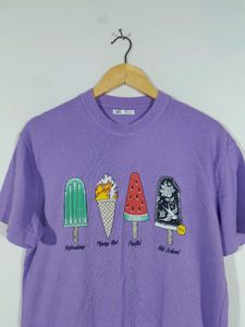 Purple Oversized T-Shirt For Men&#39;s