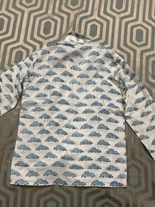 Cute Car Print Pajama Set