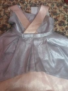 Sparkly Silver &amp; Pink Dress
