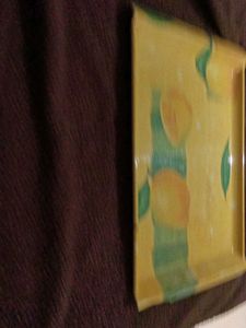 Yellow Tray for serving
