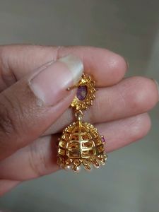 Evertrending Small Full Stones Jhumka. New