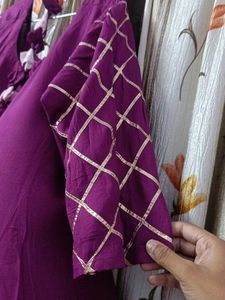 Beautiful Flared Kurta With Tassels