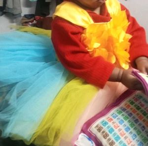 CUTE FANCY BABY GIRL RENBO FROCK &amp; DRESSES