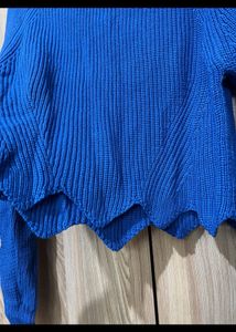 Primark blue Cropped Sweater
