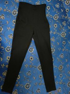 Black High-Waisted Pants