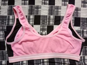 Pink &amp; Black Sport Bra 32 Size