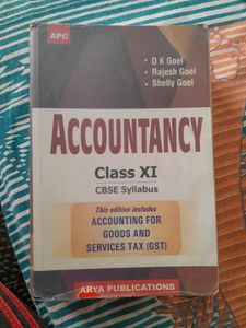 Accounts Book/ Class 11th
