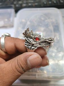 Dragon Head Model Fancy Ring