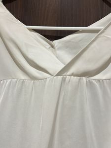 White Bell Sleeve Blouse