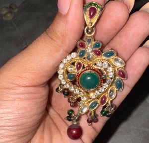 Vintage Inspired Pendant , Necklace And Bangles