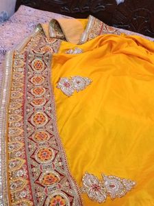 Gorgeous Yellow Saree