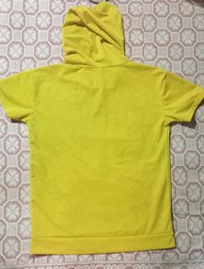 Yellow Hoodie With Pockets