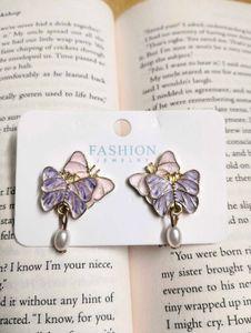 Butterfly Drop Earrings