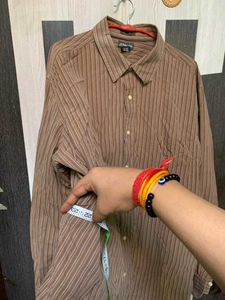 Striped jons vintage Brown Shirt