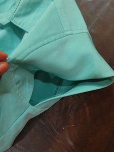 Vintage Turquoise Button-Down Dress