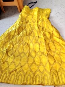 Yellow Embroidered Dress