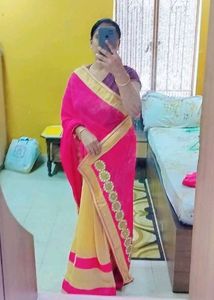 Double Shade Saree