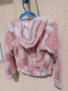 Pink &amp; White Checkered Hoodie