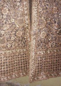 Unsteached Elegant Embroidered Ethnic Gown