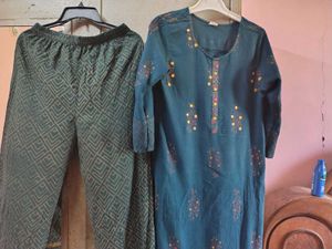 Printed Kurta Plazzo Set